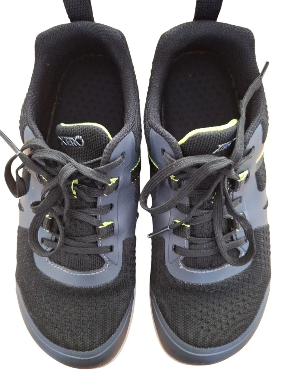 XERO Prio Women's Barefoot Running Athletic Shoes Black Gray Size 8